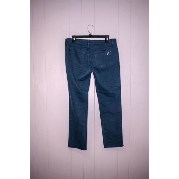 DL1961 Angel Mid Rise Skinny Ankle Jeans Jade Size 32 - Picture 2 of 4